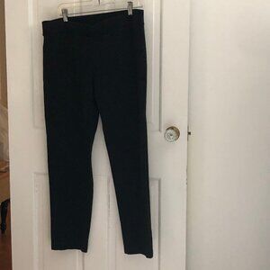 Pure Jill Black Pull-on Pants Medium Petite